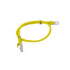 Cable de red Cat6 U/UTP RJ45 Lanberg, 0,5 m, amarillo
