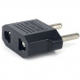 Adaptador de enchufe iLike CNUS EE. UU. / CN 2 polos a euro 2 polos negro