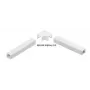Conector en ángulo para canal de instalación eléctrica Stasiński LK 20x14, blanco (1 ud.)