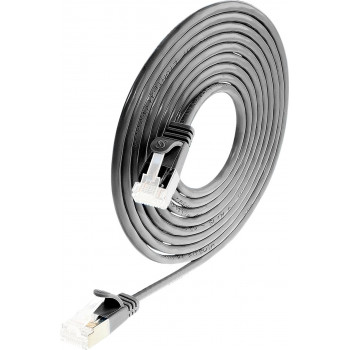 Cable de red Slim Cat6a U/FTP RJ45 Wirewin, 3 m, negro
