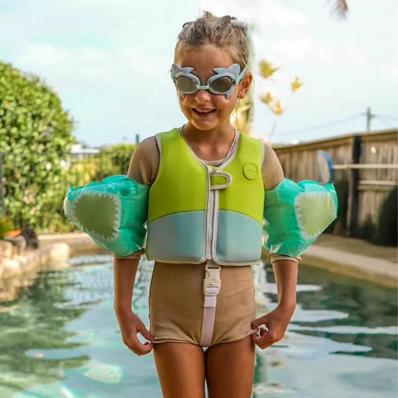 Sunnylife chaleco salvavidas para niños (1-2 años) – Salty the Shark