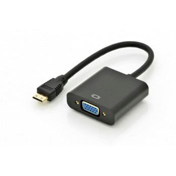 Adaptador Mercodan Mini-HDMI (conector macho) a VGA (conector hembra)