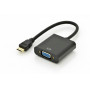 Adaptador Mercodan Mini-HDMI (conector macho) a VGA (conector hembra)