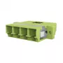 Acoplador EFB Elektronik LC Quad OM5, verde lima (53335.1OM5)