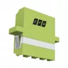 Acoplador EFB Elektronik LC Quad OM5, verde lima (53335.1OM5)