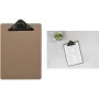 EUROPEL pinza portamenús, DIN A4 horizontal, MDF natural, esquinas redondeadas, 1 ud.