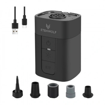 Etenwolf AIR 5 Pro 10400mAh Bomba eléctrica (Negro)