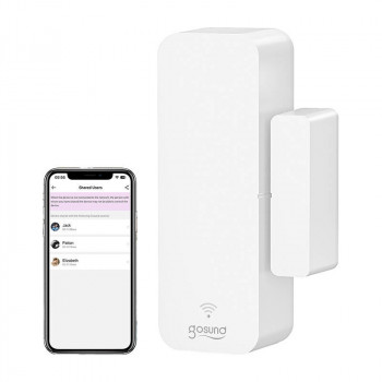 Gosund ST18 Zigbee Tuya Sensor inteligente de apertura de puertas y ventanas