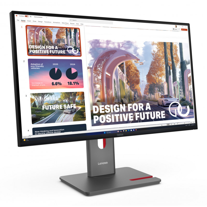 Lenovo Monitor ThinkVision P27QD-40 27'' con MC60
