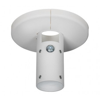 B-Tech SYSTEM V soporte de techo fijo para tubos de 38 mm, blanco (BT5920/W)