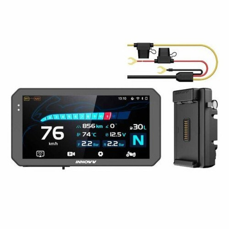 INNOVV N3 pantalla inteligente universal para moto con cierre rápido, CarPlay, cámaras y TPMS