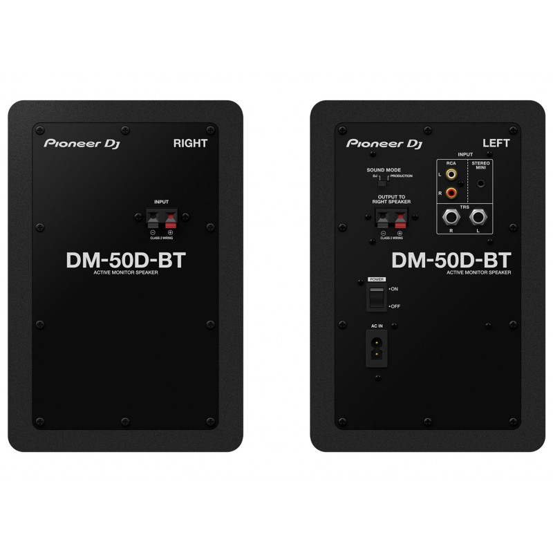 Pioneer DM-50D-BT altavoces 2 vías negros con cable e inalámbricos 50 W