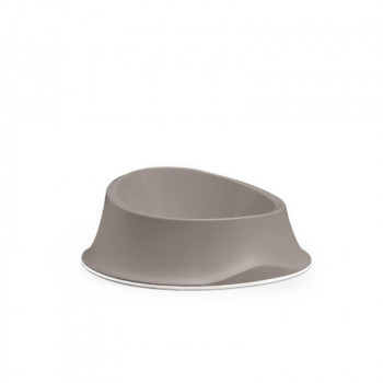 Stefanplast Comedero Chic 0,65L 22x22x8,6cm gris claro