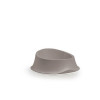 Stefanplast Comedero Chic 0,35L 18x18x7cm gris claro