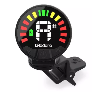 D'Addario PW-CT-26 - Afinador de guitarra, negro