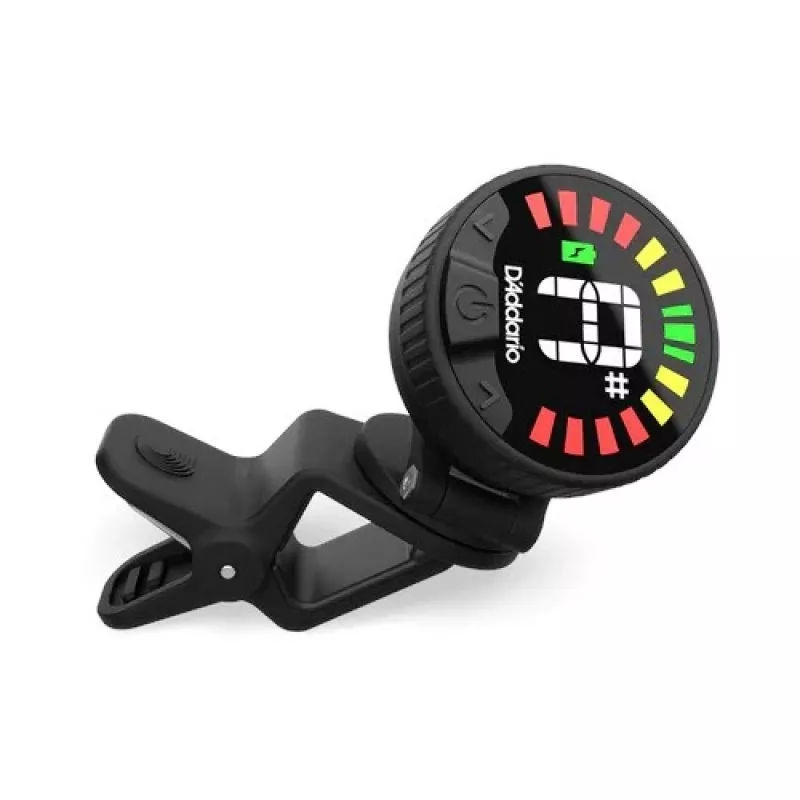 D'Addario PW-CT-26 - Afinador de guitarra, negro