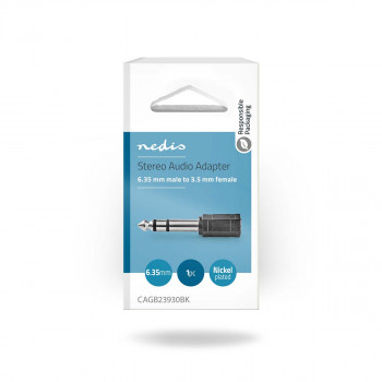 Nedis Adaptador de audio, 6,35 mm