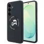 Funda Karl Lagerfeld Silicon Karl&Choupette Heads MagSafe para Samsung Galaxy S26 FE negra