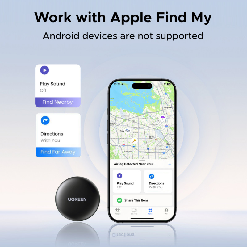 UGREEN FineTrack Mini Smart Finder para dispositivos Apple
