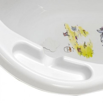 Keeeper bañera para bebé 100cm con tapón Maria Winnie the Pooh 100x51x29cm blanco