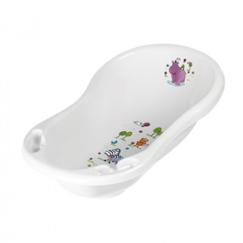 Keeeper bañera para bebé 84cm con tapón Maria Rainbow 84x49x29cm blanco