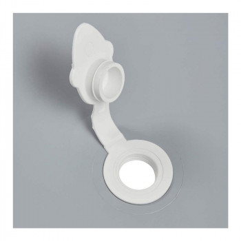 Bañera para bebé Keeeper 84 cm con tapón Maria Stars 84x49x29 cm gris