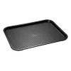 Bandeja de comida rápida APS 350 x 270 mm, altura 20 mm, polipropileno, negro (531)