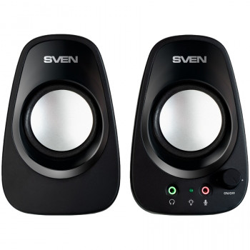 Altavoz SVEN 190, negro, USB, potencia de salida 2x3W (RMS)