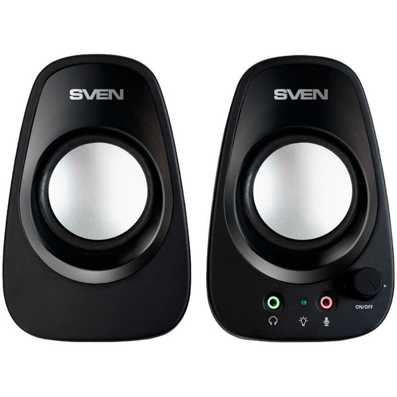 Altavoz SVEN 190, negro, USB, potencia de salida 2x3W (RMS)