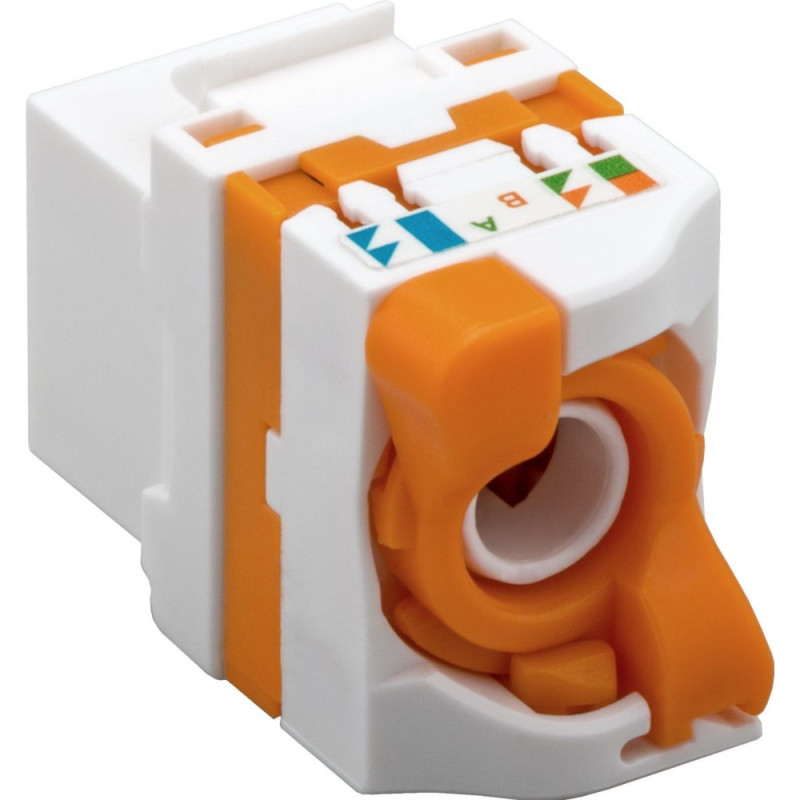 Techly 028573 Módulo keystone RJ45 UTP Cat6, autoempalmable, para PoE