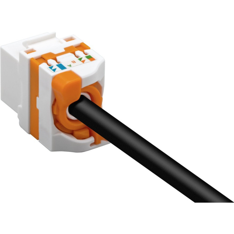 Techly 028573 Módulo keystone RJ45 UTP Cat6, autoempalmable, para PoE