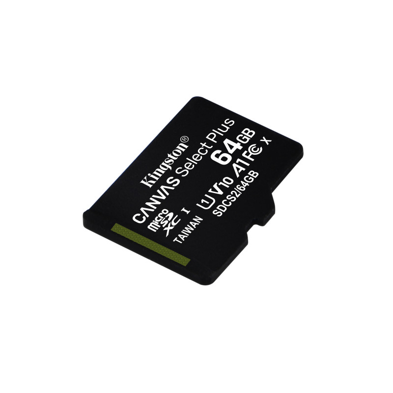 Kingston Tarjeta microSDXC 64 GB, UHS-I (SDCS2/64GBSP)