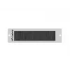 Lanberg Panel de cepillo para armario rack de 10 pulgadas, gris (AK-1104-S)