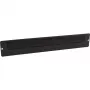 Getfort Pasacables de cepillo para armarios rack de pared, 340 mm, negro
