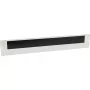 Getfort Pasacables de cepillo para armarios rack de pared, 340 mm, gris