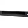 Getfort GF-Brush-SB Pasacables de cepillo para armarios de pie, negro