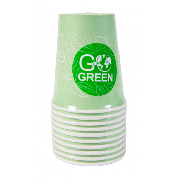 Gogreen Go Green vasos ecológicos 350 ml, 10 uds.