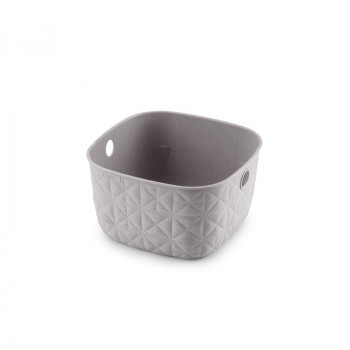 Curver Softex XS cesta 3 l, 19,4 x 19,4 x 11,1 cm, gris-marrón