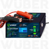 Wuber W14018 cargador de batería de coche con microprocesador, 10 A, 6-150 Ah, 2-24 V