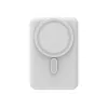 mophie Essentials Batería externa inalámbrica magnética 10K con soporte, blanco (401118084)