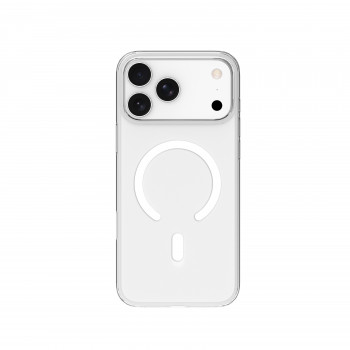Just Must MagSafe Crystal I funda para iPhone 18 Pro, transparente