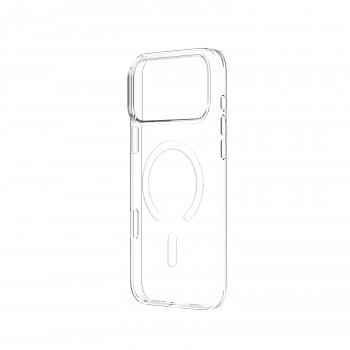 Just Must MagSafe Crystal I funda para iPhone 18 Pro, transparente
