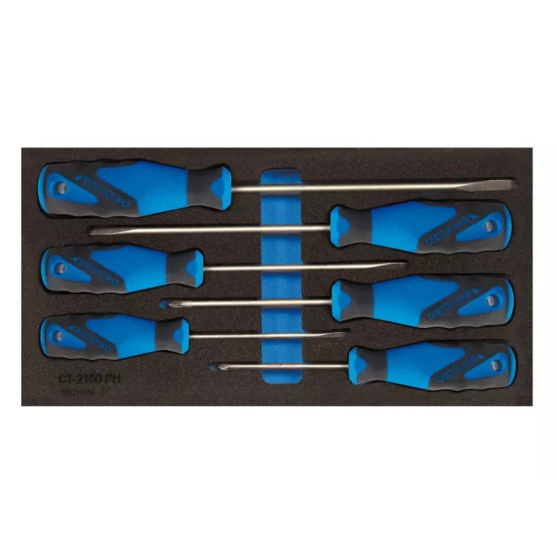 Gedore 1500 CT1-2150 PZ juego de destornilladores, Phillips PZ y plano