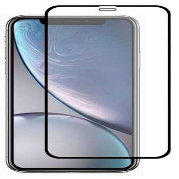 Evelatus protector de pantalla antistático Full Cover 2.5D de vidrio templado para Apple iPhone XR/11 (Japan Glue, Corning)