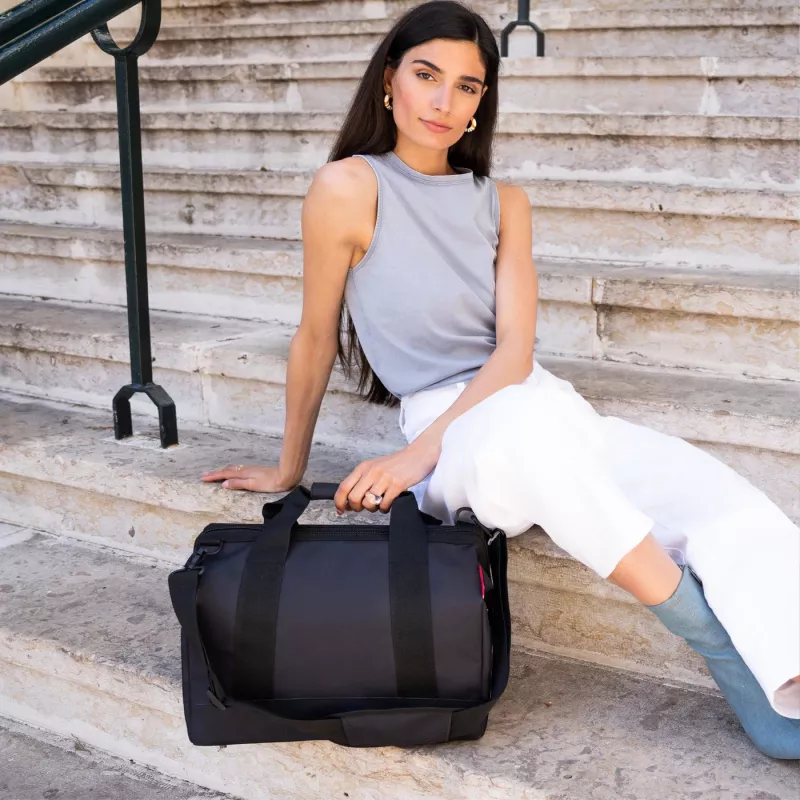reisenthel allrounder M bolsa de viaje, fibra sintética, negro, 18 l (MS7003)
