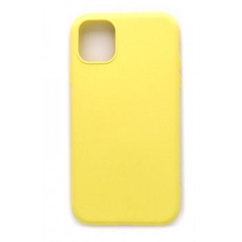 Evelatus funda de silicona Nano Soft Touch TPU para Apple iPhone 11 amarillo