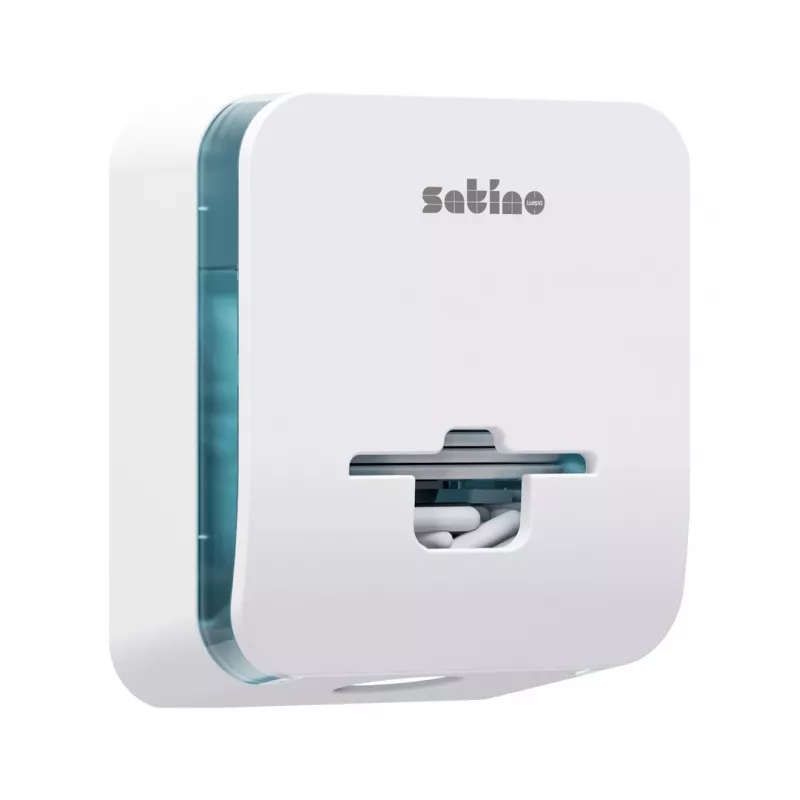 Satino dispensador de higiene femenina HYGINITY FemCare sistema FC1 333442 blanco plástico