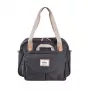 Beaba Geneva II bolso maternal para mamá, Dark Heather Grey