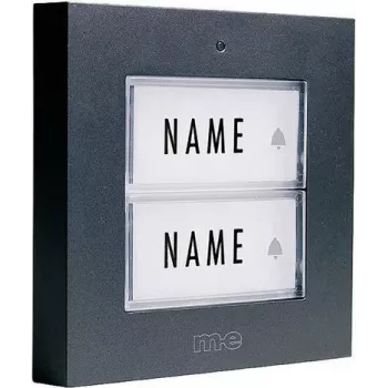 m-e modern-electronics 41273 Emisor de timbre inalámbrico con placa de nombre