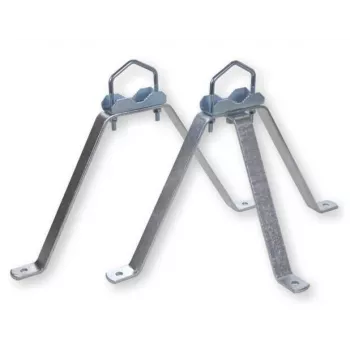 WEIß MHZ3060 Set de soporte de pared, acero, 30 cm